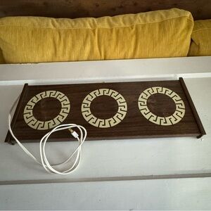 Jasco 3-Ring Vintage Warming Tray -Tested Works